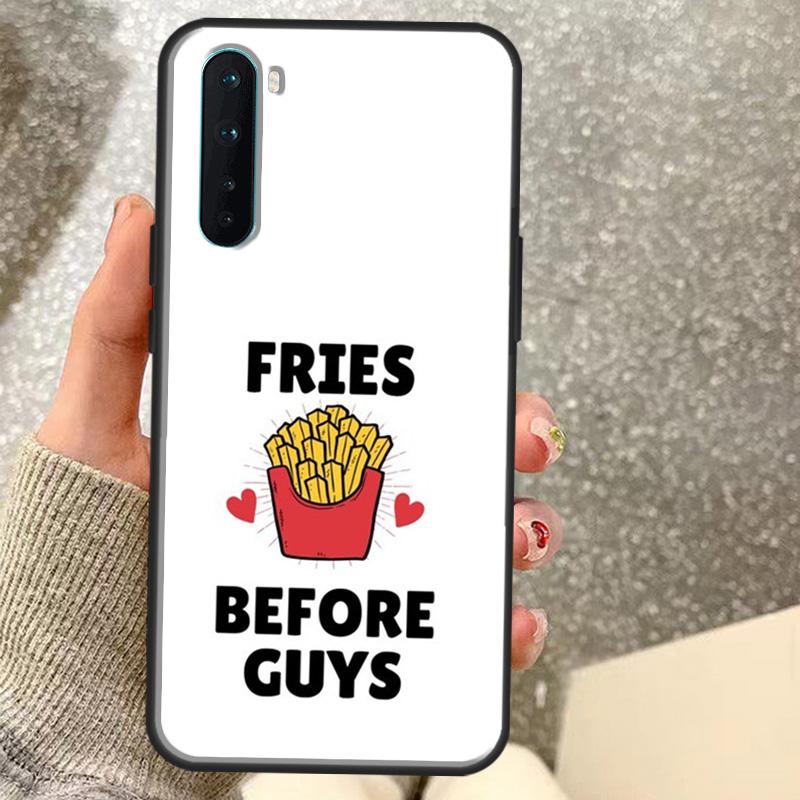 French Fries Before Guys Case For OnePlus 15 13 12 11 10 10R 12R 13R 15R 13T 10T 8T Nord 5 CE 2 3 4 Lite N20 N30 Coque