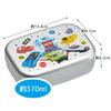 Skater Aluminum Lunch Tomica Made in Children's Box, 21, Japan, 370ml, ALB5NV-A