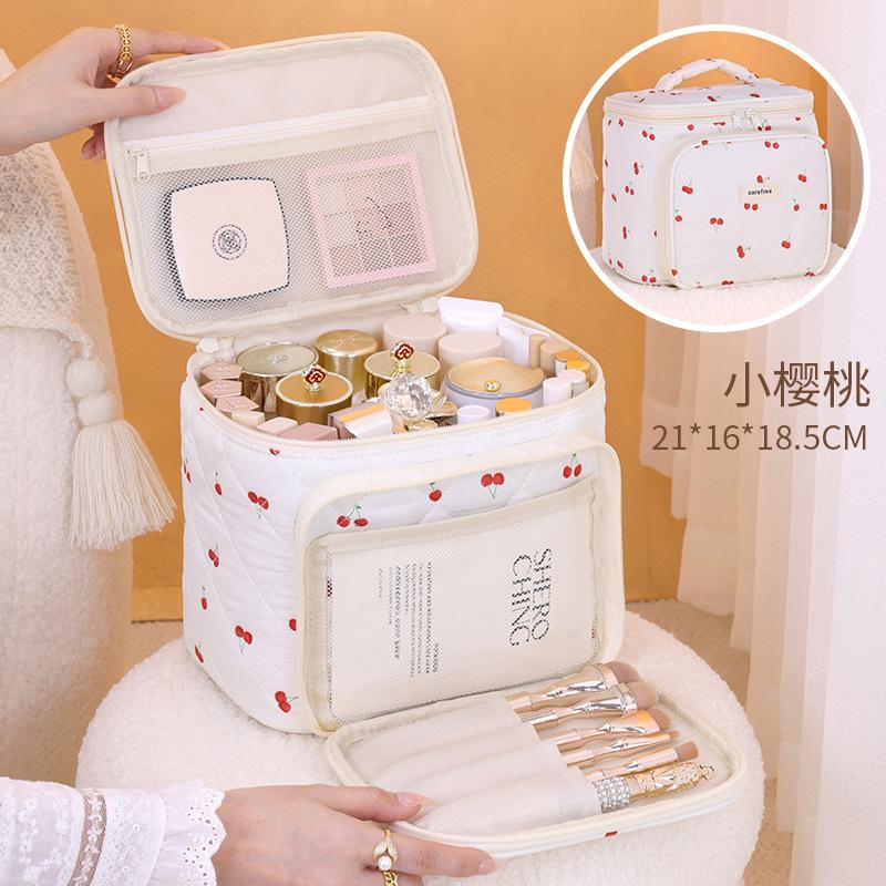 Multifunctional magic cosmetic bag partition storage cosmetic storage bag travel portable toilet bag