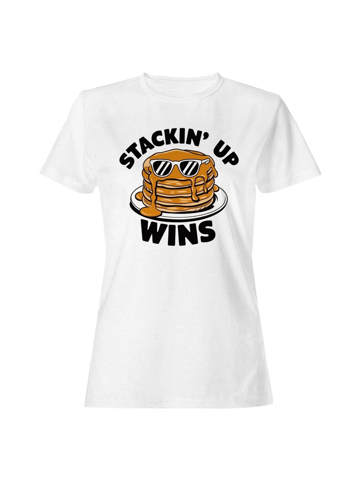

Stackin Up Wins Pancake Fun Women s T-shirt 3XL