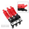 For Automotive Fuse Holder Fork Type Bolt 200A High Current with 1 Inlet 2 Outlets for Marine and Audio Applications