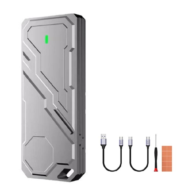 Корпус Caddy Box для NVMe SSD с контроллером RTL9210, Внешний корпус для NVMe SSD Type-C, Алюминиевый, 10 Гбит/с 1