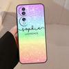 Personalised Name watercolour Case For Honor Magic 5 Lite Pro 50 70 90 8X 9X X6 X7 X8 X9 Honor X6a X7a X8a X9a X9b Cover
