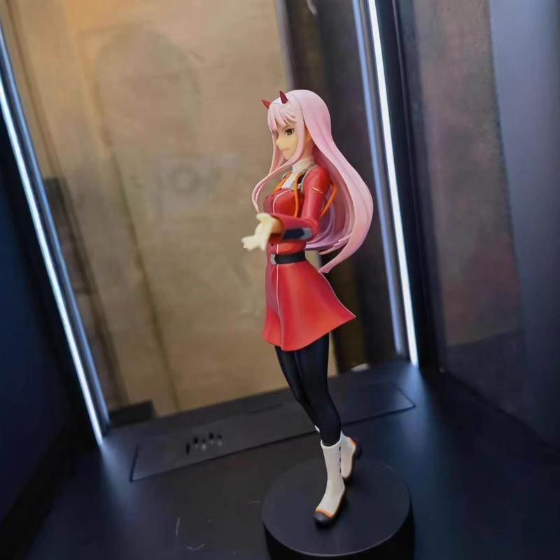 Zero Two 02 Partner Killer Anime Figure Darling In The Franxx Collectible Model Statue Desktop Decoration For Anime Fans Gift