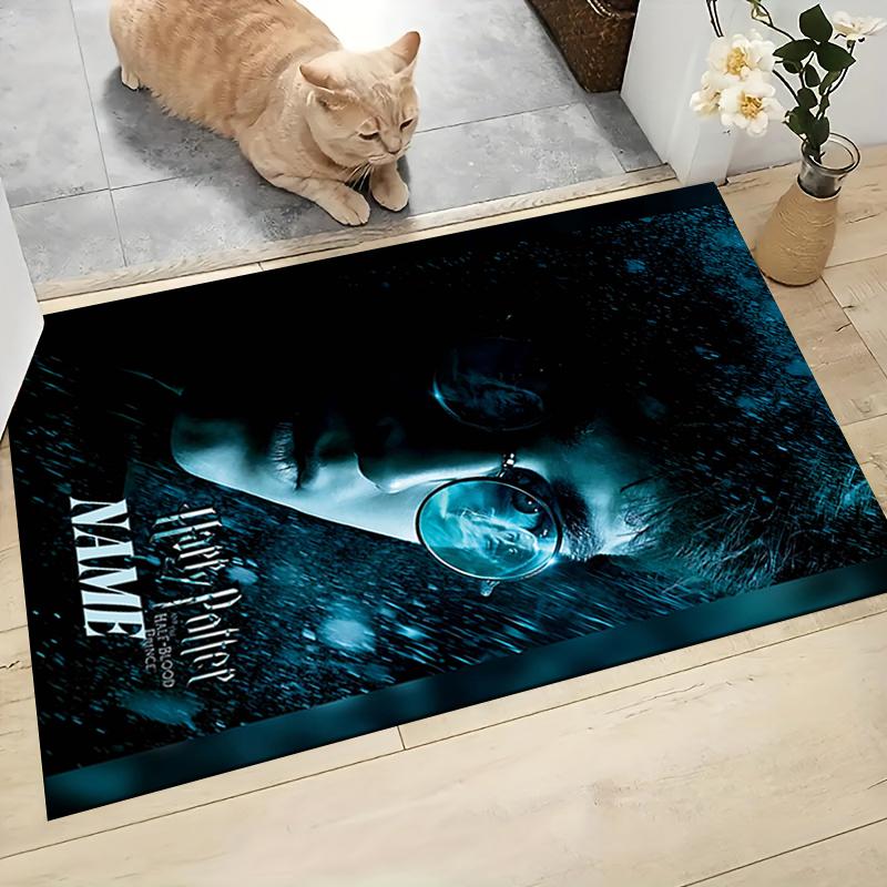 Custom Name "Harry Potter's Journey" Carpet Rug Customizable Soft Washable Anti-Slip Home Living Room Sofa Mats Personalized Rug. 090975