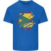 Torn Grenada Flag Grenadians Day Football Unisexs Light Cotton Tshirt