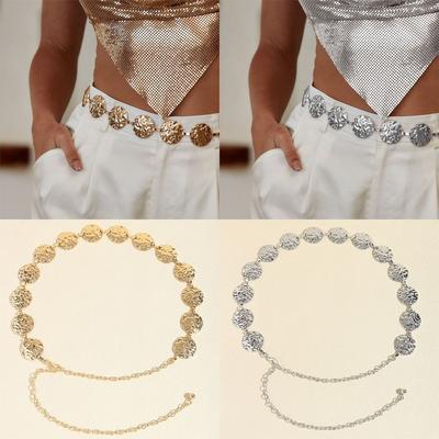 Chaîne de taille pour femme Style Luxe Chaîne de taille en Métal Polyvalente Chaîne de taille Mode pour Robe