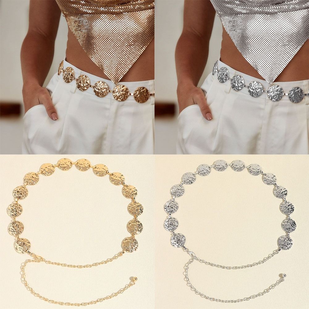 Versatile Punk Waist Chain Luxury Style Dress Waist Chain Simple Women's Waist Chain
