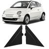 Exterior Side View Mirror Triangle Trim, Driver and Passenger Side Mirror Flag Applique Panel
