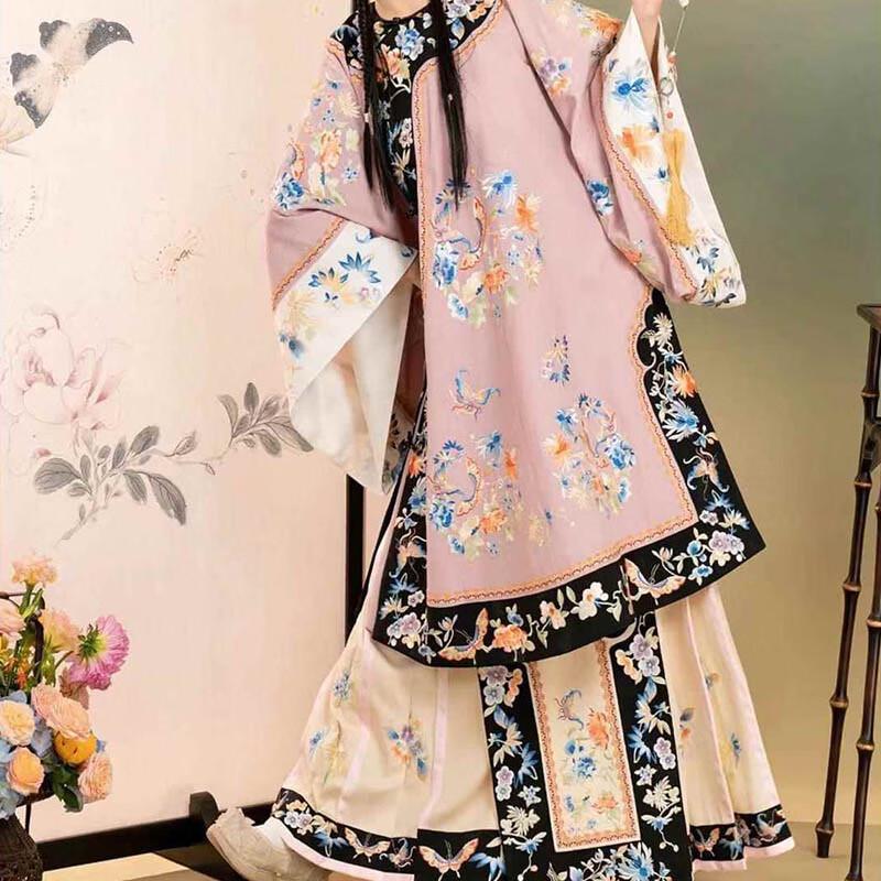 Lukun Qing Hanfu Horse-Face Skirt Set