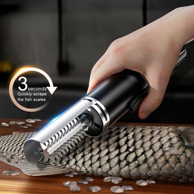 Cordless Electric Fish Scaler Waterproof Adjustable Fish Scale Remover Cleaner Rechargeable Portable Professional Fish Descaler Tools