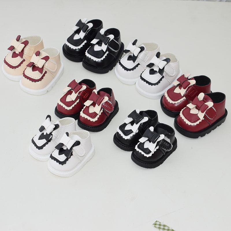 20cm Star Cotton Doll Shoes with Heart Bow - Princess BJD Doll Accessories