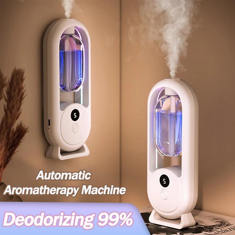 Rechargeable portable aroma diffuser Essential Oil Aromatherapy machine Timed air freshener to remove odors 5 modes timed spray