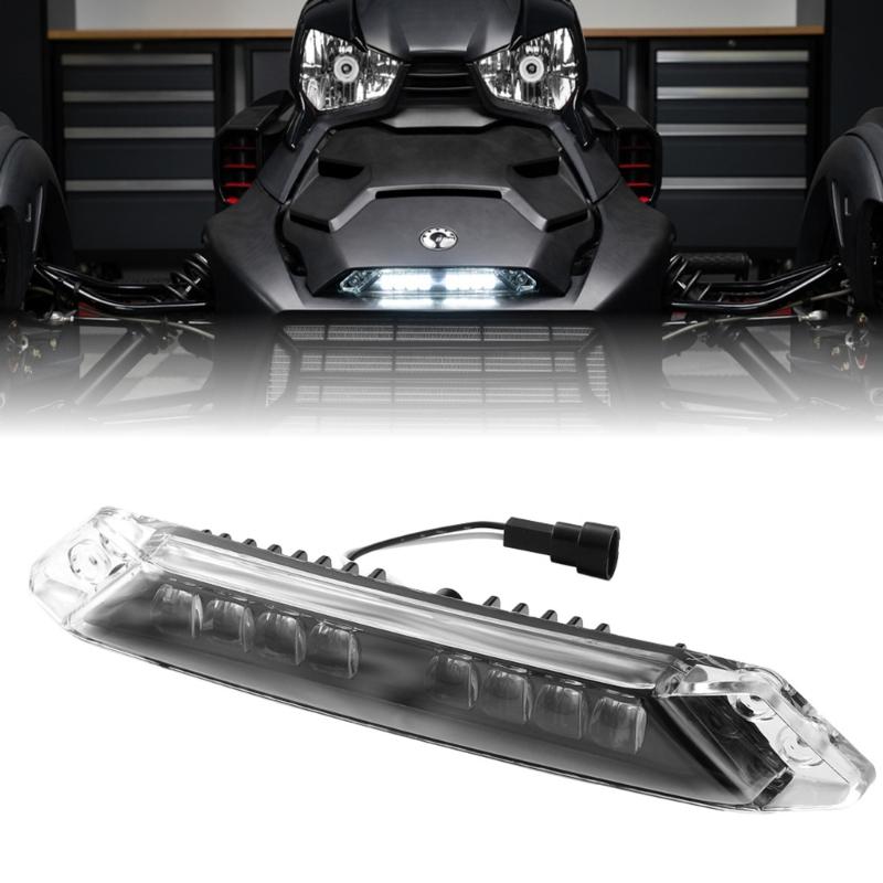 Front LED Signature White LampDaytime Running Light for Ryker 600 900 ABS Front Bumper LED Light