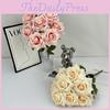 Wedding Flower Rose Arch Decor With Silk Flowers For Photography Home Display