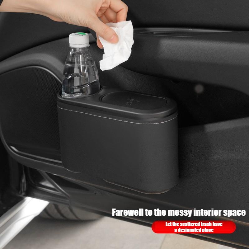 Car Interior Large Capacity Trash Can Water Proof Accessories for AMG W204 W205 W211 W212 W213 W168 C300 W203 W206 Universal