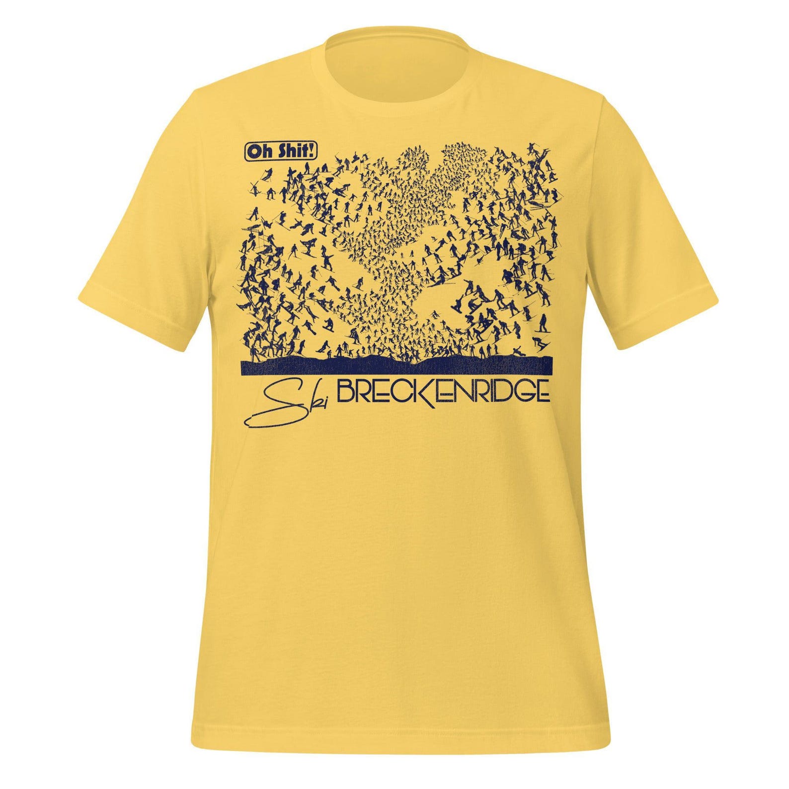 Breckenridge Ski T-Shirt: Retro Oh Shit! Colorado - Cotton Tee S