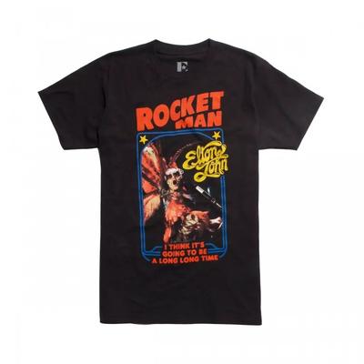 Elton John Unisex Adult Rocket Man Feathersuit Cotton T-Shirt
