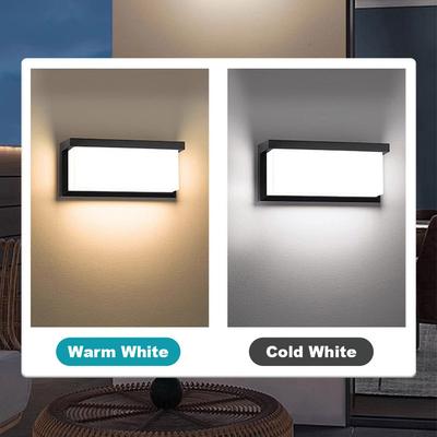 LED Outdoor Wall Light Waterproof Outdoor Led Light Radar Motion Sensor Outdoor Lamp for Balcony Garden Lights Outdoor Lighting