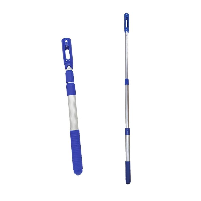 Aluminum Pool Cleaning Poles 3 Section Extendable Handle Rod Adjustable Length Suitable for Skimmer & Brush Attachments