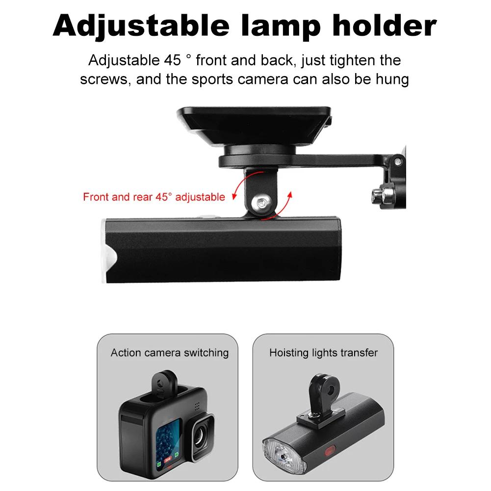 Multifunctional Bicycle Extension Mount Adjustable Road Bicycle Speedometer Holder Ultralight MTB Light Bracket Bike Accesories