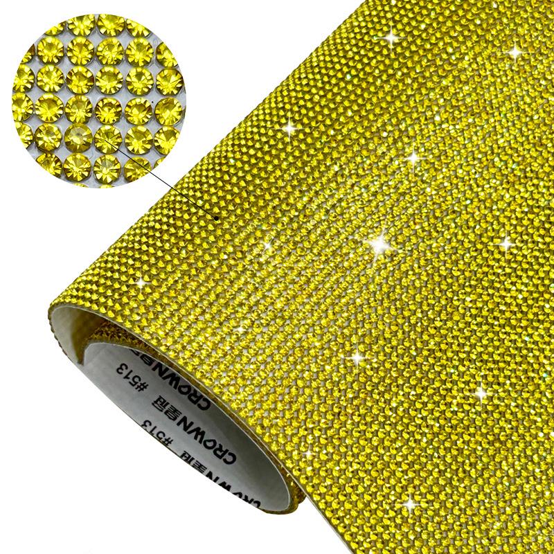 Self-Adhesive Rhinestone Sheets for DIY Car Decoration and Jewelry