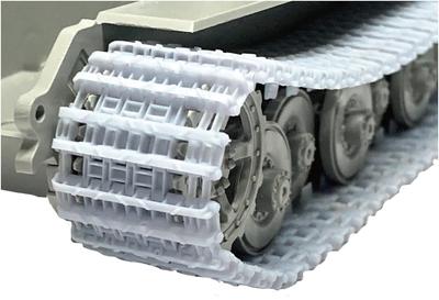 Chino Model Jagd Tiger Porsche Süspansiyon Bağlantılı Hareketli Ray Plastik Model Parçaları 1/35 CM-085C