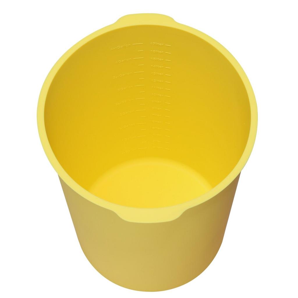 2 Pcs 18.9L Bucket Liner for Concrete Mix, Reusable Silicone Mortar Bucket Liner for Thinset Paint Concrete Epoxy Mixing, Heavy-duty Grout Mixer