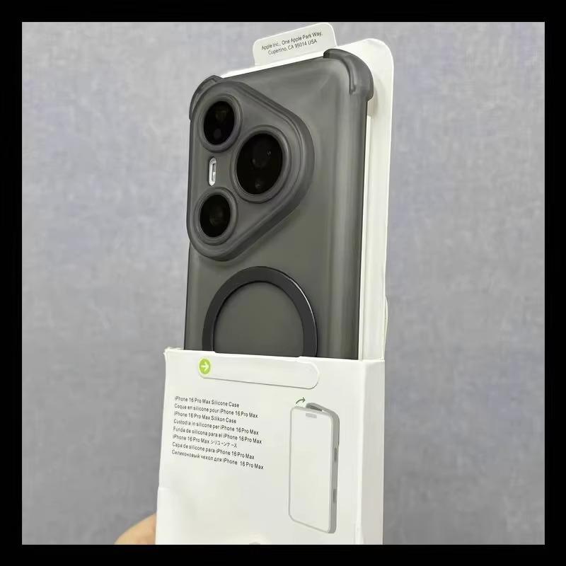 Magnetické bezdrátové nabíjení Nárazuvzdorné pouzdro s airbagem pro Huawei Pura 80 Ultra Pura 80 70 Pro + Plus Magsafe Průhledný kryt na telefon