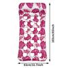 1pc Tropical Leaf Print Inflatable Pool Float Mat, Mesh Hole Water Floating Lounge Bed,  for Summer Beach Party