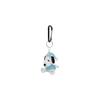 Nakajima Corporation Snoopy Pajama Sitting Plush Keychain Carabiner 183750-23