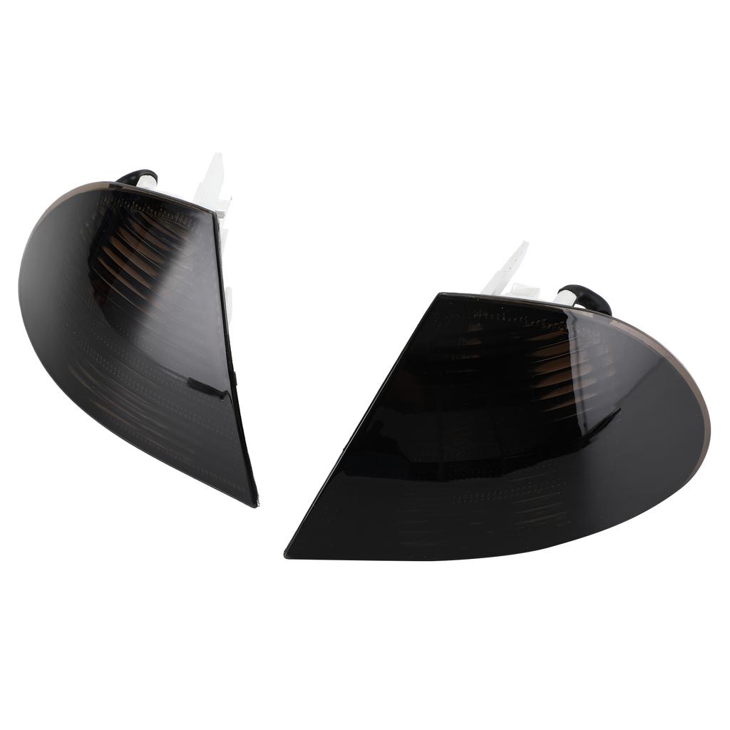 Pair Gray Corner Side Light For BMW 3 Series E46 98-01 Sedan 63136902766