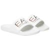 EMPORIO ARMANI EA7 Trendy Flat Silent Slide Slippers Unisex White 7X000108AF15118MZ095