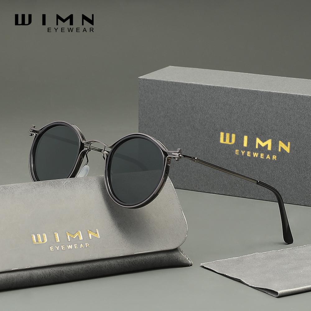 

Солнцезащитные очки WIMN Classic Round Frame Polarized с полной защитой от ультрафиолета и стильным дизайном зелёный