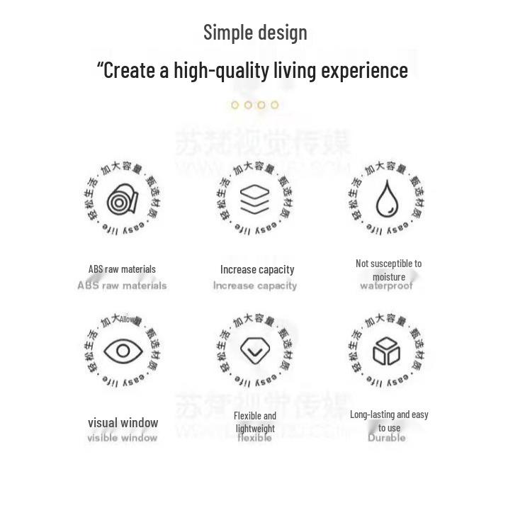 Punch-Free Wall-Mounted Triple Soap Dispenser for Home Bathroom