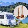 1pc Wooden Soup Spoon Non-stick Cooking Utensil Food Contact Safe Kitchen Utensil for Cooking and Serving,  Ideal for Home and RV Use