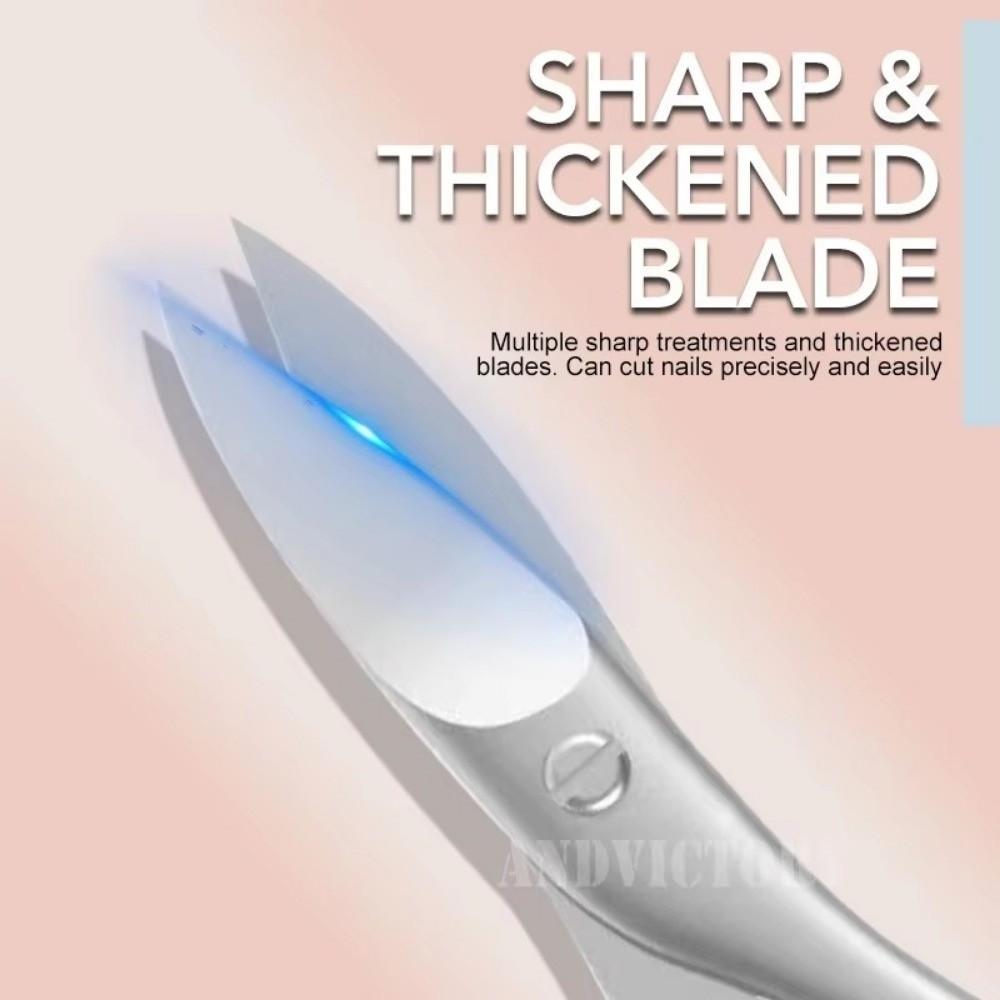 Mini Nail Cutter Scissors Stainless Steel Nail Clippers  Manicure Pedicure