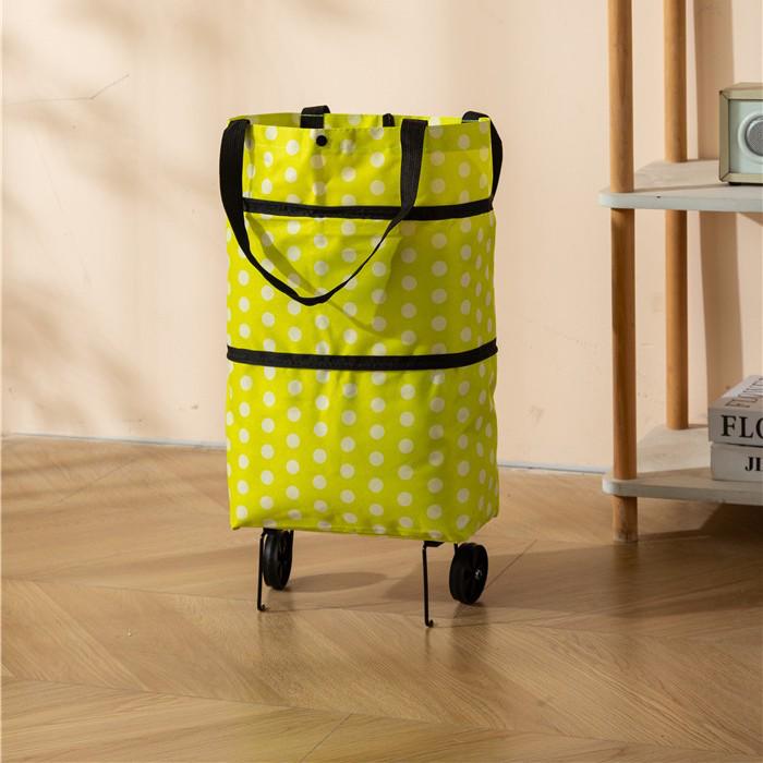 Waterproof Foldable Shopping Trolley: Portable Handcart & Internet Celebrity Design
