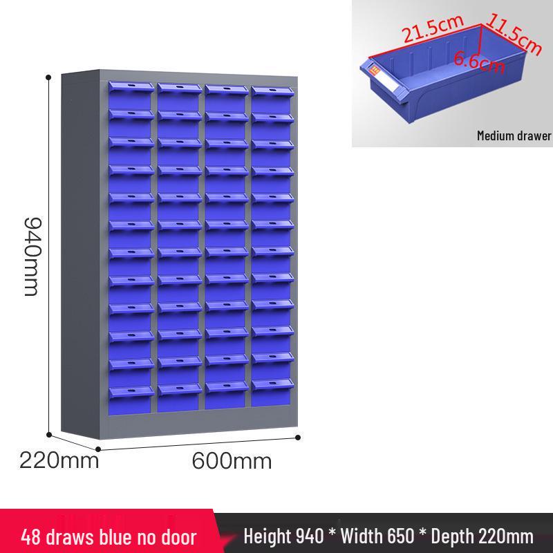 Parts & Screws Storage Cabinet with Iron Sheet Drawers