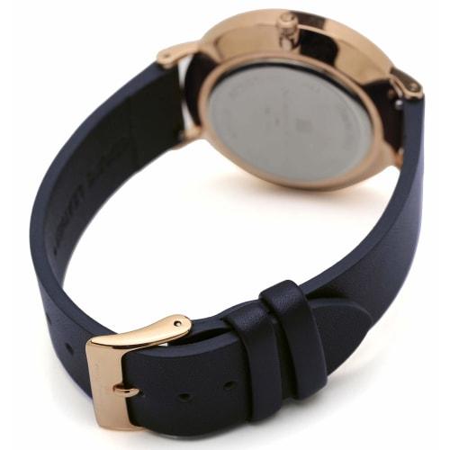 Salvatore Mara Watch Quartz Calendar Italian Brand Unisex SM15117L (Rose NV Navy)