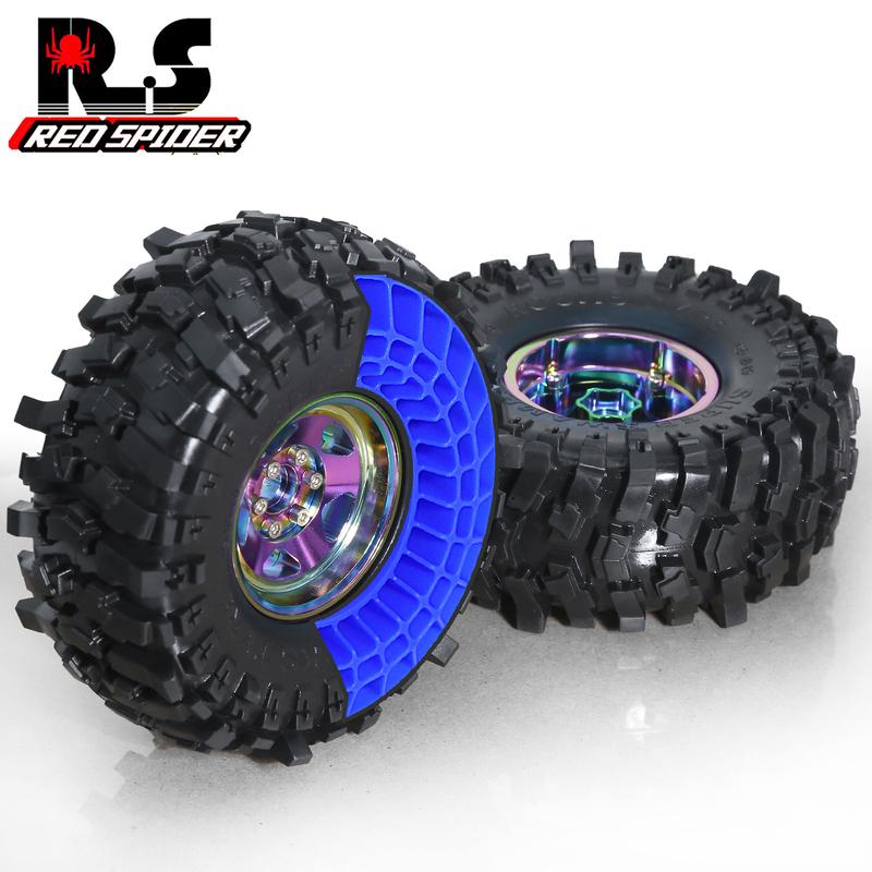 4pcs1.9in Tires Soft Silica Gel Anti Foams Insert 108mm spongeFor 1/10 RC Crawler Car TRX4 SCX10 BRX01 Accessories Upgrade Parts