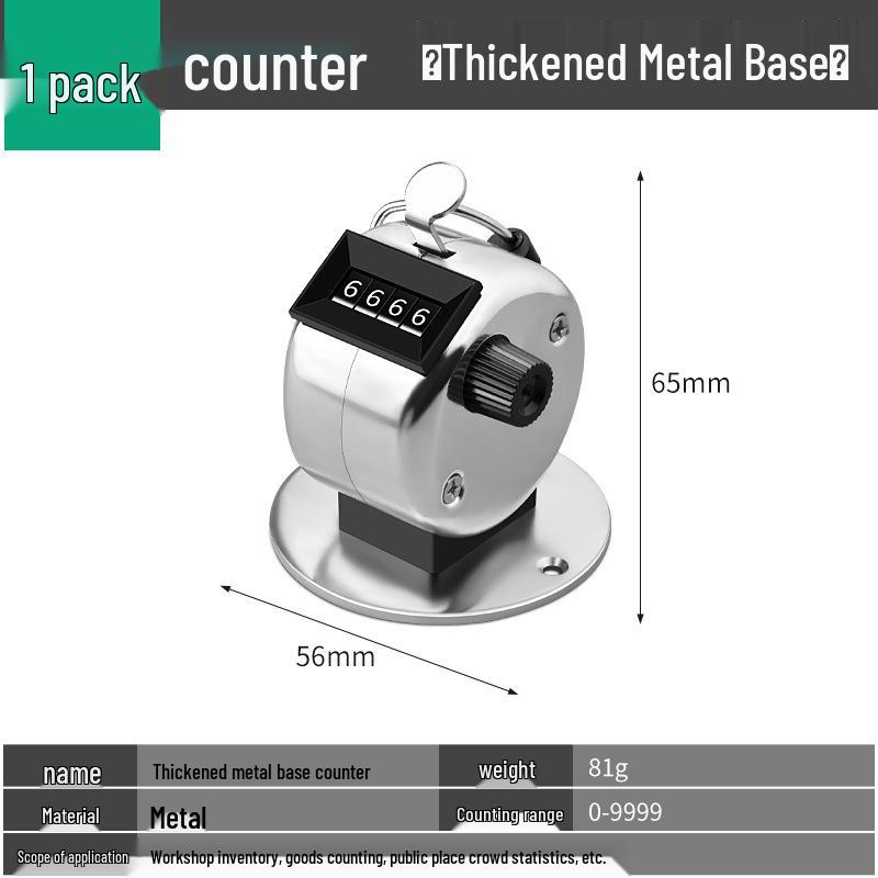 Manual Handheld Metal Pedestrian Tally Counter
