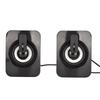 A2 Mini Computer Speaker Stereo Clear Bass Less Distortion USB Powered Wired Small Speaker for for Desktop PC Laptop