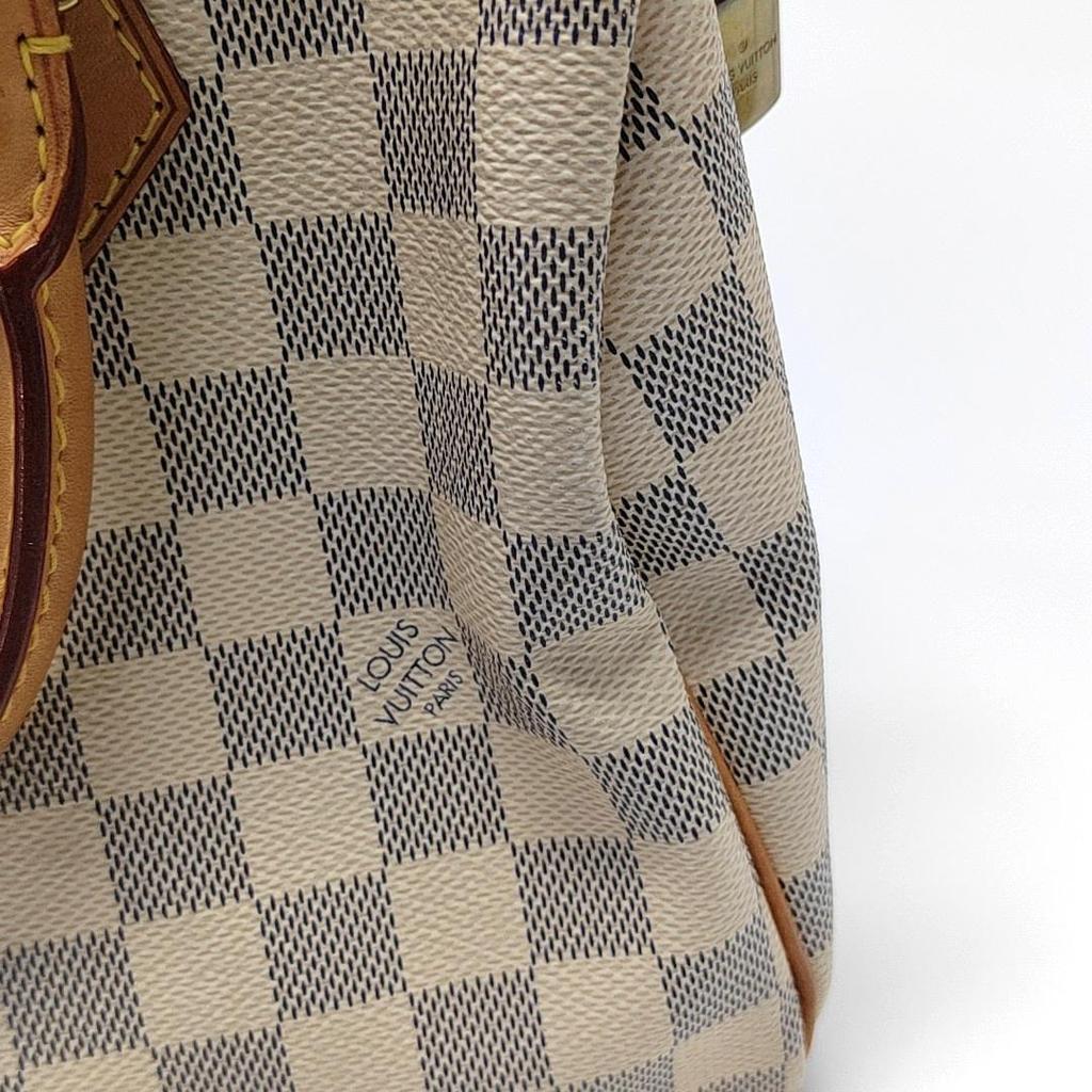 [Pre-Owned] Speedy Pillow Bag Classic Checkered No Shoulder Strap Canvas And Leather Shoulder Crossbody Tote Bag 25 - Good #1EU53U0