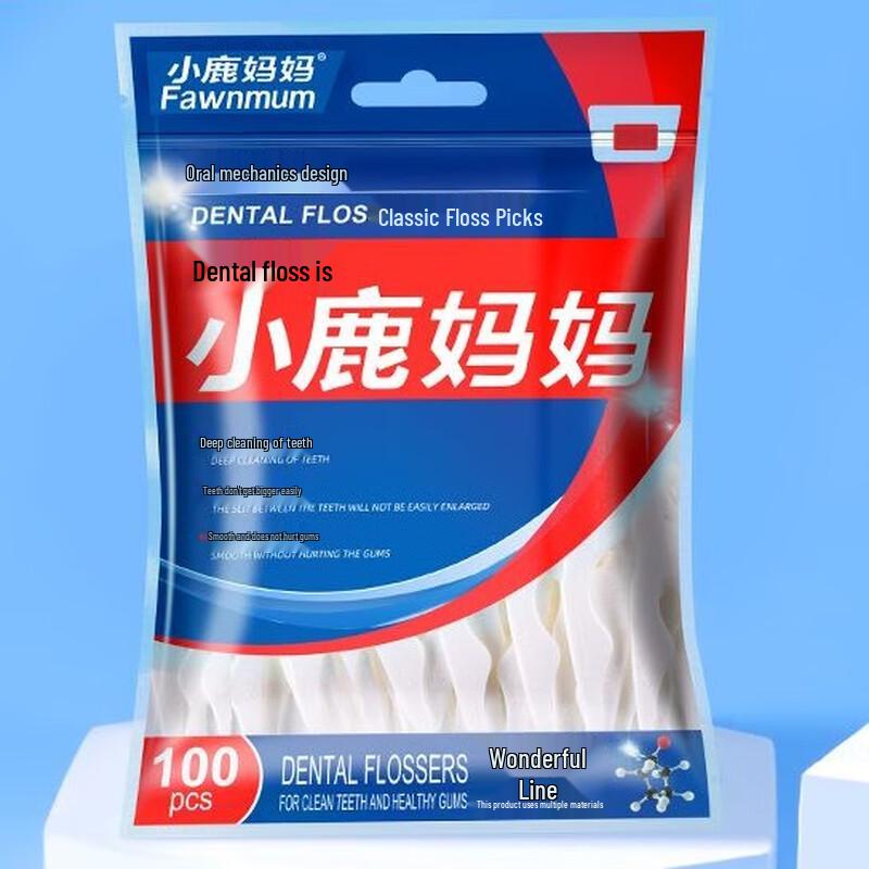 Xiaolu Mama Einweg-Zahnseide-Sticks