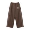 DEESHA Girls' Straight-Leg Pants with Heart Embroidery