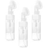 Tête de Brosse Bouteille Mousse pour Nettoyant Visage avec 3 Bouteilles Vides