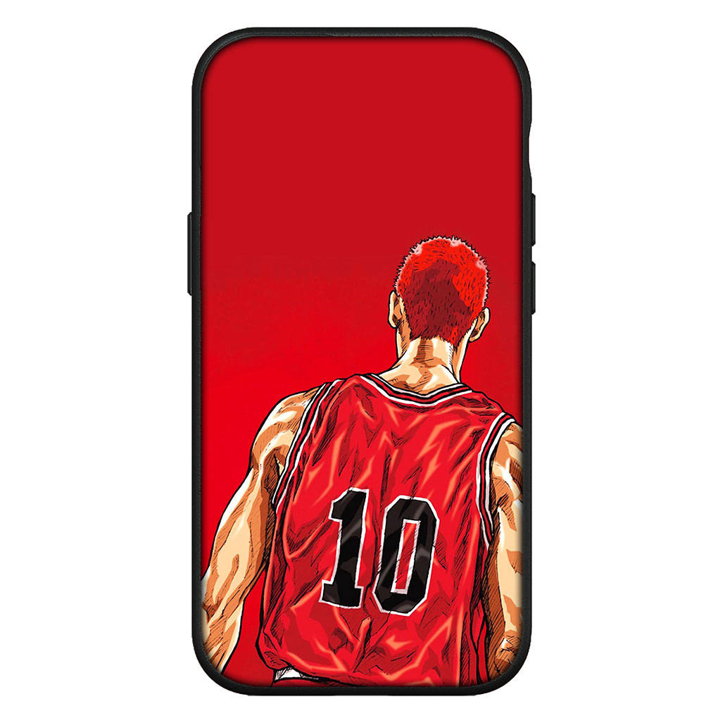 

для Samsung Galaxy S24 S23 iPhone 16 15 14 Xiaomi Redmi Note 13 12 11 10 Plus 9 Pro Max X XR чехол для телефона Cartoon Slam Dunk Basketball OPPO Huawei Cover for Redmi Note 12 4G аэро