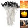 100PCS 9CM 15CM 20CM Pre-Waxed Candle Wicks for Candle Making Cotton Core Low Smoke for DIY Projects and Crafting
