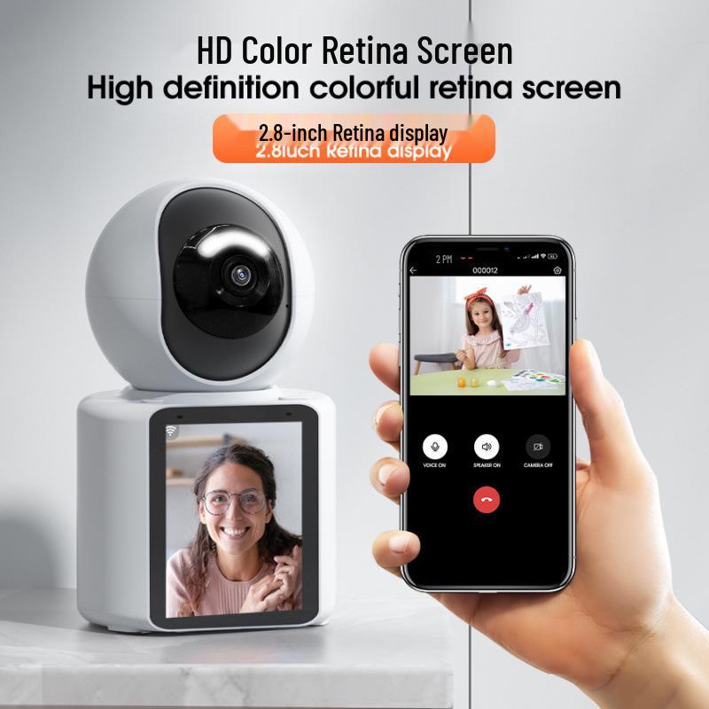 Smart Baby Monitor with Screen: Cross-Border Two-Way Video & One-Key Call